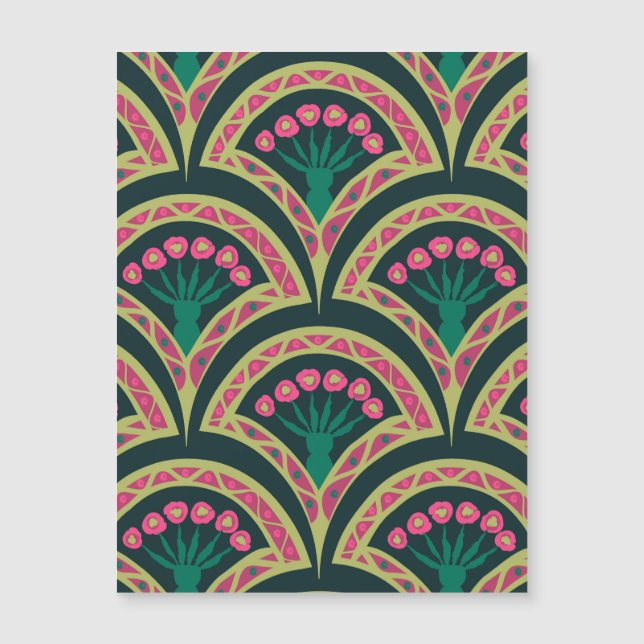 patrón verde en forma de cáscara (Anverso)