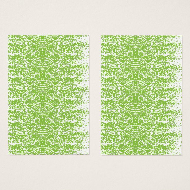 Patrón verde lima grunge - Decoración abstracta de (Anverso y reverso)