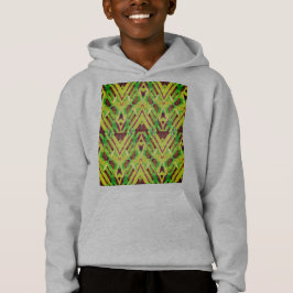 Patrón verde y marrón