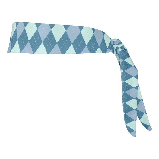 Patrón Vintage Argyle Azul (Girar 90)