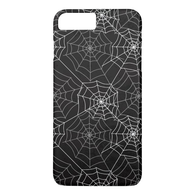 Patrón web de araña de Halloween | Funda para móvi (Reverso)