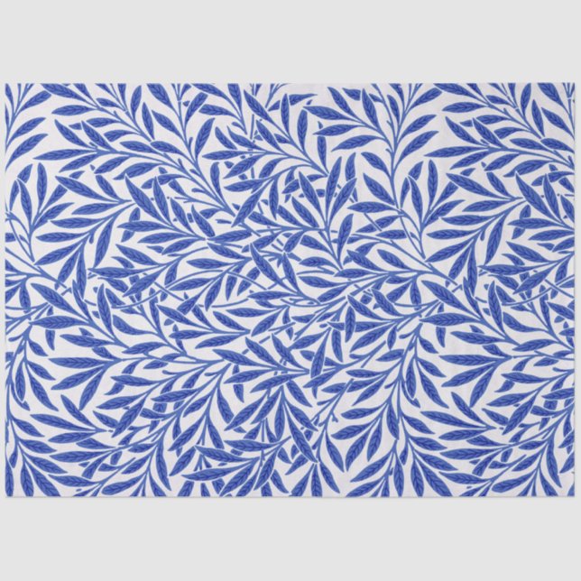 Patrón Willow, Papel de tejidos William Morris (Anverso)