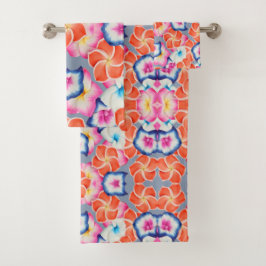 Patrón X de Flores de Plumeria Tropical