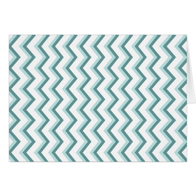 Patrón ZigZag Chevron en verde menta (Anverso (Horizontal))
