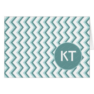 Patrón ZigZag Chevron en verde menta