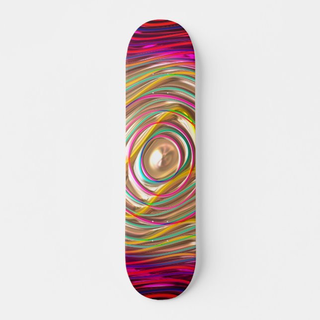 Patrones abstractos 53A-B Opciones Skateboard (Anverso )