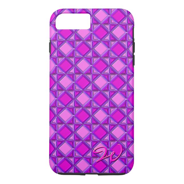 Patrones abstractos 5A iPhone 7 Funda (Reverso)