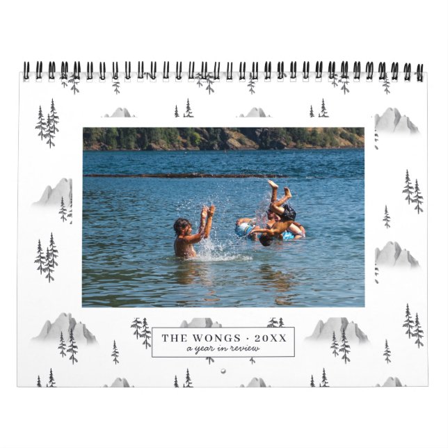 Patrones de Acuarela | Calendario Personalizado co (Tapa)