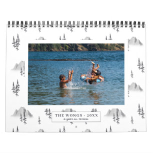 Patrones de Acuarela   Calendario Personalizado co