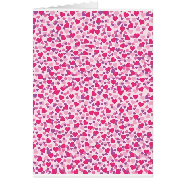 Patrones de corazón rosado (Frente)