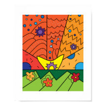 Patrones de Doodle Coloridos | Impresión de Póster
