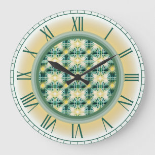 Patrones de reloj de pared de luz