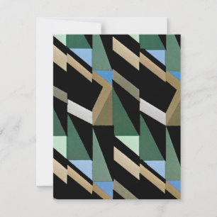 Patrones de triángulo de diamantes de época retro