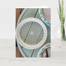 Patrones en la tarjeta de felicitación de foto en