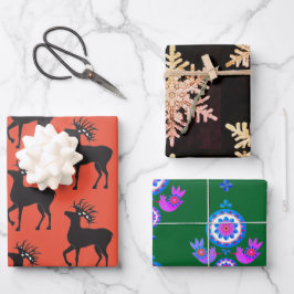 PATRONES ESCANDINAVIANOS ENVOLUCRAN HOJAS DE papel