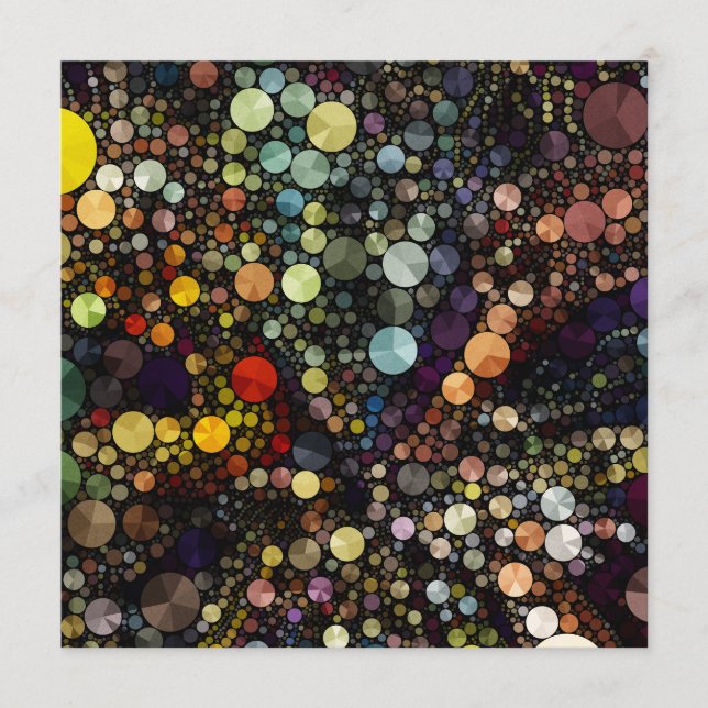 Patrones geométricos | Círculos multicolor (Anverso)