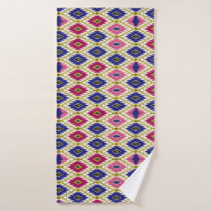 Patrones geométricos: Ilustra textil tradicional