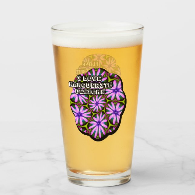 Patrones margueritas púrpura (Anverso (lleno))