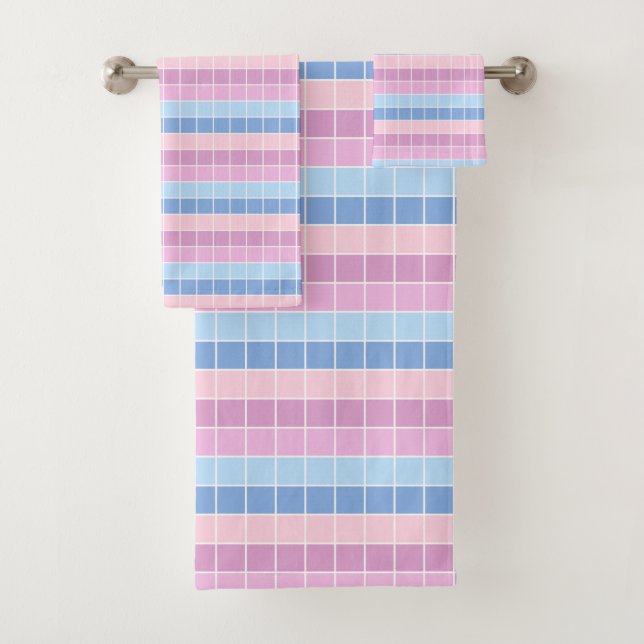 PATRONES PASTEL PINK BLUE PEACH SQUARE (In situ)
