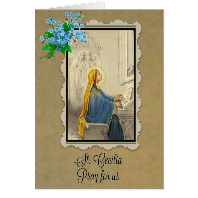 Patroness de St Cecilia de músicos (Frente)
