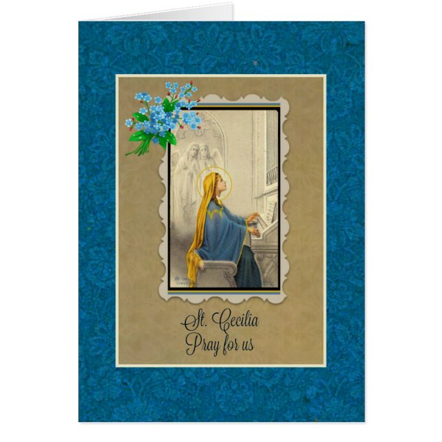 Patroness de St Cecilia de músicos (Frente)
