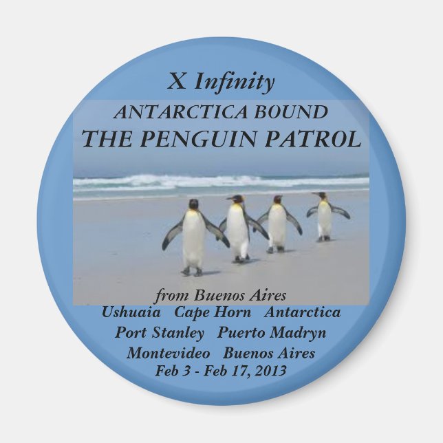 patrulla del pingüino de nevera imán infinito 2013 (Frente)