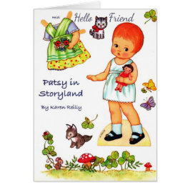 Patsy in Storyland Paper Doll corte la tarjeta de