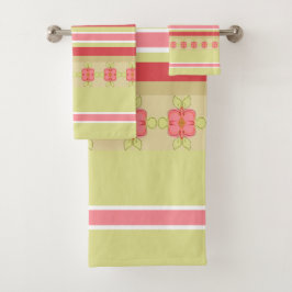 Patterned con acento floral dulce