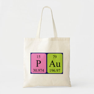 Pau nombre de tabla periódica de la bolsa