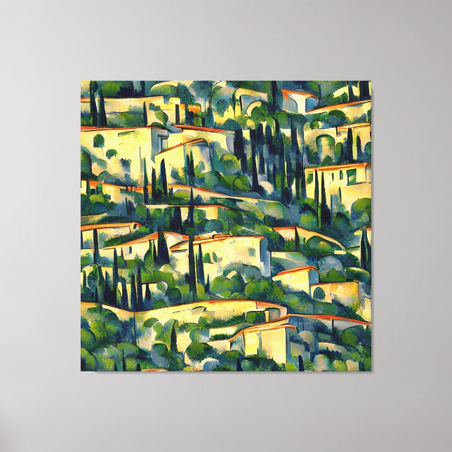 Paul Cézanne - Arte estilo Mont Sainte-Victoire 18 (Anverso)