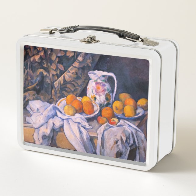 Paul Cezanne - Bodegón con una cortina (Anverso)