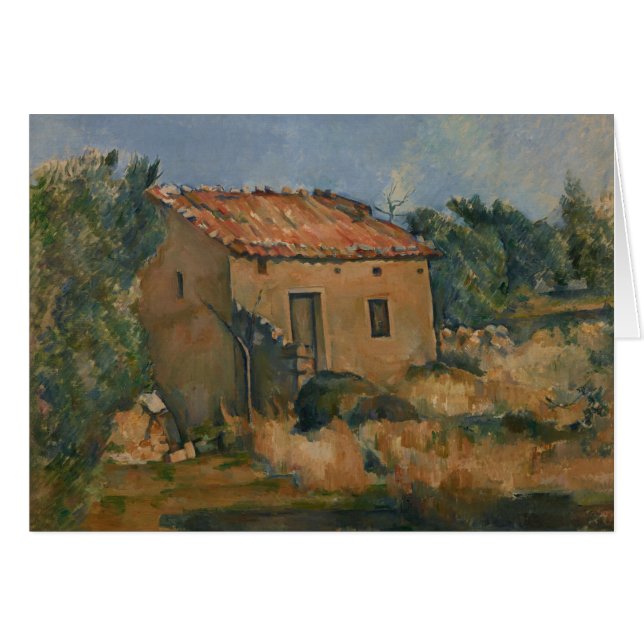 Paul Cezanne - Casa abandonada (Anverso (Horizontal))