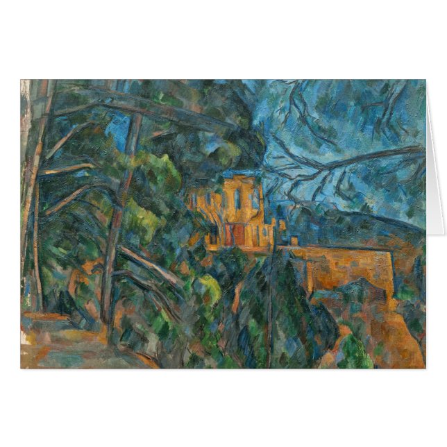 Paul Cezanne | Chateau Noir, 1900-04 (petróleo en  (Anverso (Horizontal))