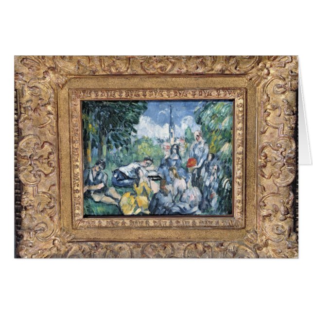 Paul Cezanne | Dejeuner sur l'herbe, 1876-77 (Anverso (Horizontal))
