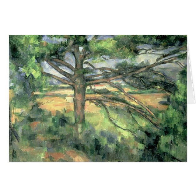 Paul Cezanne | El Pino Grande, 1895-97 (Anverso (Horizontal))