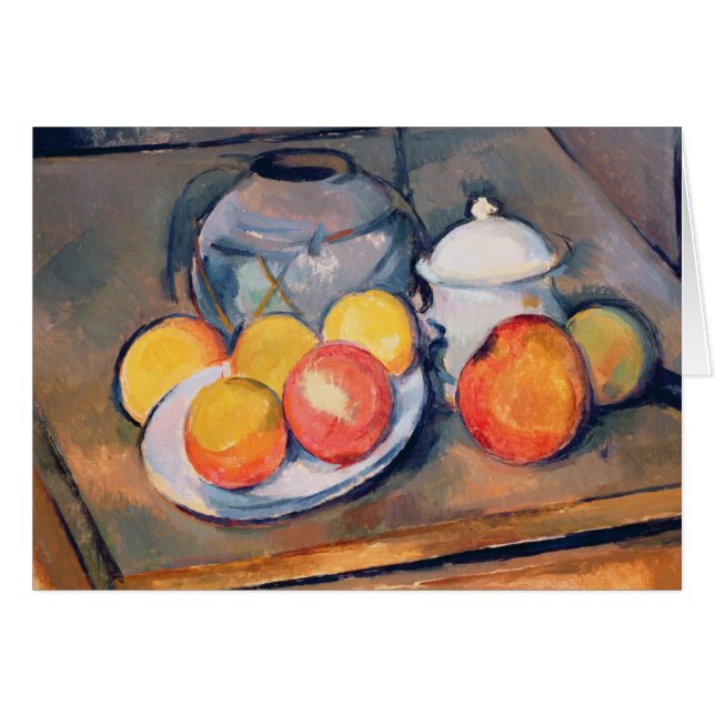Paul Cezanne | Jarrón cubierto de paja (Anverso (Horizontal))