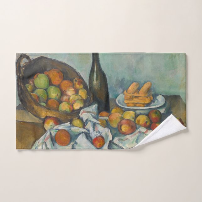 Paul Cezanne - La canasta de manzanas (Toalla de mano)