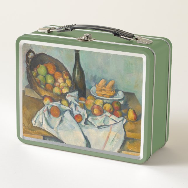 Paul Cezanne - La cesta de manzanas (Anverso)