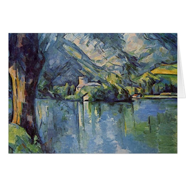 Paul Cézanne - lago annecy (Anverso (Horizontal))