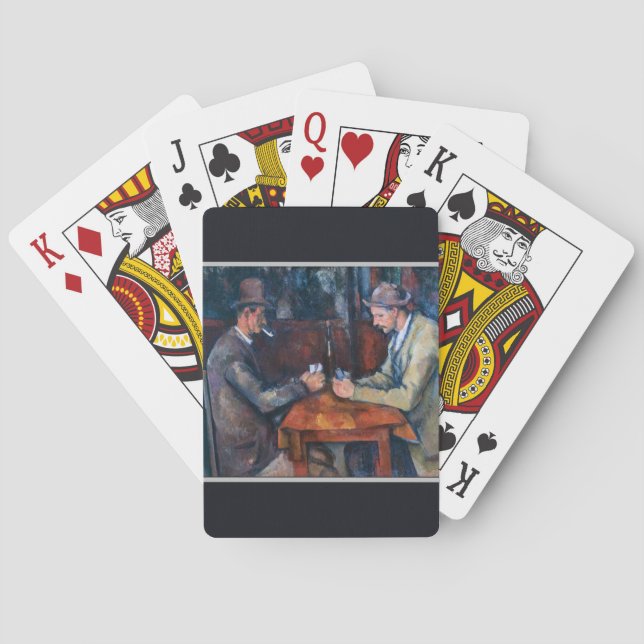 Paul Cezanne - Los jugadores de cartas (Reverso)