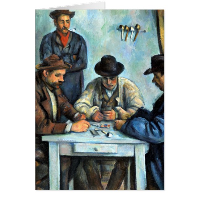 Paul Cezanne Los Jugadores De La Tarjeta (Frente)