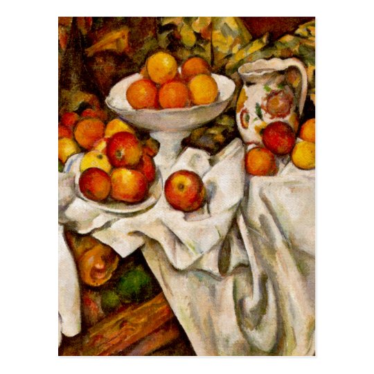 Paul Cézanne manzanas y naranjas Postal Zazzle