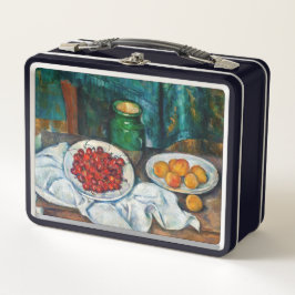 Paul Cezanne - Todavía la vida con cerezas y guiso