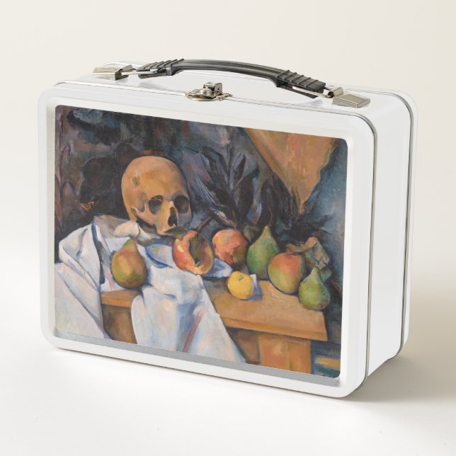 Paul Cezanne - Todavía la vida con Skull (Anverso)
