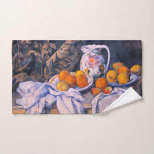 Paul Cezanne - Todavía la vida con una cortina