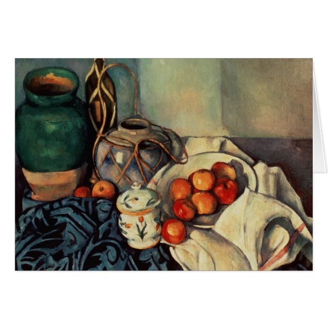 Paul Cezanne | Vida residual con manzanas, 1893-94 (Anverso (Horizontal))