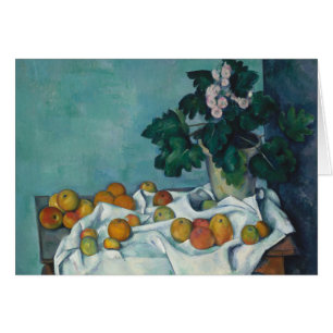 Paul Cezanne   Vida residual con manzanas y una ol