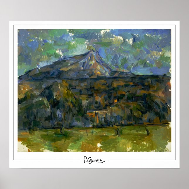 Paul Cézanne Zedign Poster de arte #14 (Frente)