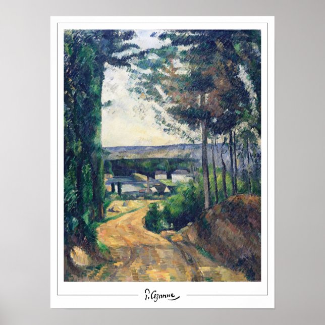 Paul Cézanne Zedign Poster de arte #25 (Frente)