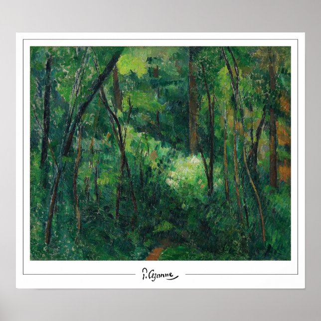 Paul Cézanne Zedign Poster de arte #37 (Frente)